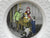 Black Transferware Charger Plate Cries of London Hot Spice Gingerbread Francis Wheatley