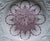 Red English Transferware Vintage Wedgwood Plate Angels Cherubs & Scrolls Embossed Border Christmas Decor
