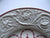 Red English Transferware Vintage Wedgwood Plate Angels Cherubs & Scrolls Embossed Border Christmas Decor