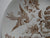 Aesthetic Brown Transferware Plate Roses Pheasants / Birds Ridgway Atherstone Asiatic Pheasants