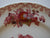 10” Masons English Ironstone Red Polychrome English Transferware Plate Fruit Basket Hand Painted Fruits