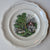 Black Toile Transfer Ware Plate Spode Copeland Rural Scenes Grazing Cattle Cows Cottage