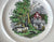 Black Toile Transfer Ware Plate Spode Copeland Rural Scenes Grazing Cattle Cows Cottage