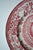 Thanksgiving Tom Turkey Red Transferware Plate Tonquin Clarice Cliff  Roses Autumn Foliage Royal Staffordshire
