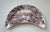 Purple Transerware Crescent Shaped Bone Dish Tonquin Royal Staffordshire - Caviar Taco Dish at Rose.Rabbit.Lie