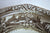 Antique Early Staffordshire 1850's  Purple Brown Bi-Color Transferware Plate Cows Windmill Trellis Eon