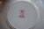 Pink Red Toile TRANSFERWARE 10” Plate Castle on Lake Foxgloves Roses