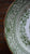Antique Staffordshire Green Transferware Salad Plate Grecian Ridgway  Staffordshire Beehive Stamp