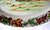 Hand Painted Thanksgiving Tom Turkey Black English Transferware Platter Tonquin Autumn Foliage Clarice Cliff Royal Staffordshire