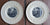 Wedgwood Black Transferware Charger Plate European Water Scene w/ Sailboat Creamware Embossed Border #1