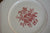 5' Instant Wall Decor!  Red & White Framed Botanical Roses Prints, Tole Shelf,  & 16 Antique Mix n Match Red Transferware Plates & Jar