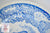 Antique Staffordshire Thanksgiving Turkey Plate Light Blue Transferware Plate