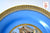 Antique Blue Border Pratt Ware Transferware Plate Gilt & Blue Border "Lend A Bite"