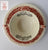 Bi Color Transferware Handled Soup Cup & Plate Rust Red & Black Spode Copeland Beverley European Scenery