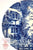 Blue Toile Transferware Plaque English Ironstone There's No Place Like Home - Poem