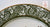 Green Transferware Deep Plate / Bowl English Equestrian Foxhunt Scene Doulton Burslem George Morland Staffordshire