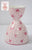 Pink Transferware Crown Staffordshire Floral Calico Chintz Sheet Pattern Double Egg Cup