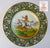 Antique Royal Doulton George Morland Deep Plate / Bowl Equestrian Horse Jockey Rider Fox Hunt Scene English Staffordshire