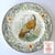 Vintage English Transferware Adams Audubon Wild Game Birds Turkey Plate Brown Transferware