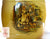 Black Transferware  Cries of London Liquor Barrel DECANTER FOR LAMP / BAR