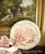 ENORMOUS Antique Red -dish / Brown Transferware Wall Plaque Charger Grindley Lake Lucerne