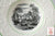 Italian Fishing & Lake Scene Antique Wedgwood Black Transferware Plate Embossed Border