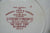 Historical Red Transferware Plate - The First Fort at Dearborn - A Century of Progress Worlds Fair