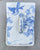 Antique English Victorian Blue Transferware Cheese Keep Song Birds Roses Aesthetic Movement