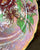 Hand Painted Royal Doulton Mottled Textural Enameled Flower Series Mums Plate