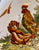 Antique Victorian Wedgwood Transferware Plate 🐓 Roosters 🐥 Chickens