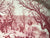 Red Royal Staffordshire Thanksgiving Landing of the Pilgrims English Transferware Platter