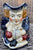 Antique English Staffordshire Gold Lustre Blue Toby Jug Large