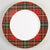 Tartan Plaid Red & Green Christmas 8" Salad Plates  NEW 222 Fifth Wexford (Multiples available)