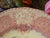 Vintage English Pink Transferware Cream Soup Bowl & Plate Royal Doulton Chatham