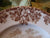 Antique Thanksgiving Plate Copeland Spode  English Abbey Ruins Brown Transferware  Salad or Dessert Plate Oak Leaves Acorns
