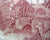 Red Transferware Plate Bridge Castle Fisherman Toile Plate - Fishing Scene - English Transferware