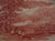Jenny Lind Red Transferware Candy Bowl Dish Alpine Scene Mountains Castle