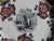 Spode Copeland Vintage English Transferware Black Plate Sailing Ship Old Salem Flowers Strawberries