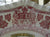 Red and Black Clobbered Two Color Transferware Dominion of Canada