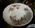 Brown Polychrome Transferware Oval  Vegetable Serving Bowl Apples Grapes Green Red and Brown