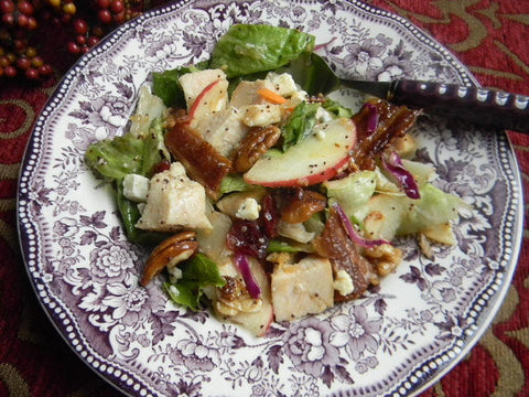 Purple English Transferware Tonquin Rimmed Soup Salad  Bowl Swans Cottage Sailboat Lake