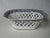 Staffordshire Circa 1810-25 Davenport Reticulated Gray Black Transferware Chestnut Bowl Butterfly Catching Scene