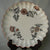 Antique Spode Black Transferware Scalloped Aesthetic Dish Plate Floral Medallions Asheburne