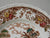 Brown Polychrome Transferware Plate Olde England Mother Holding Infant Children Playing Alongside a Stream