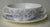 Gray Silver Toile Roses Vintage English Transferware Handled Soup Bowl and Plate