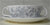 Gray Silver Toile Roses Vintage English Transferware Handled Soup Bowl and Plate