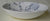 Silver Gray Toile Roses Vintage English Transferware Vegetable Serving Bowl