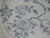 Silver Gray Toile Trailing Roses Vintage English Transferware 10" Dinner Plate Tapestry Adderley