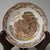Brown Toile Transferware Berry or Candy Bowl Dish