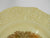 Masons Vista Metallic Gold Transferware CreamWare Scenic Plate Dog Park Couples RARE Embossed Oak Leaf & Acorn Border